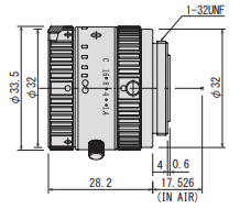 proimages/Computar_Lens/MP2/M0814-MP2尺寸圖.PNG